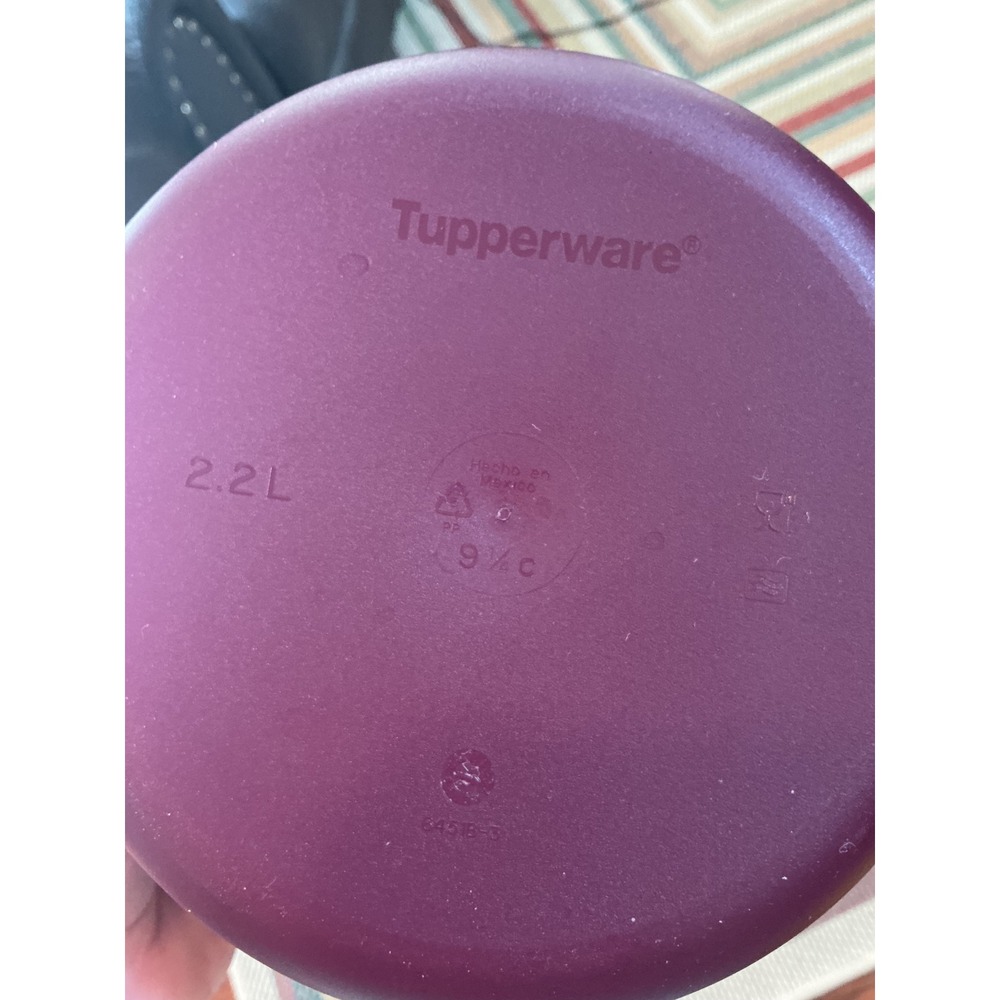 Tupperware Microwave Rice‎ Maker 2.2L Purple Cooker Steamer with Instructions - Picture 4 of 4